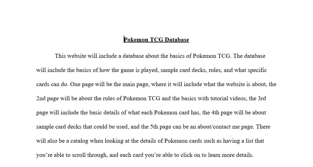 Screenshot of Project PDF